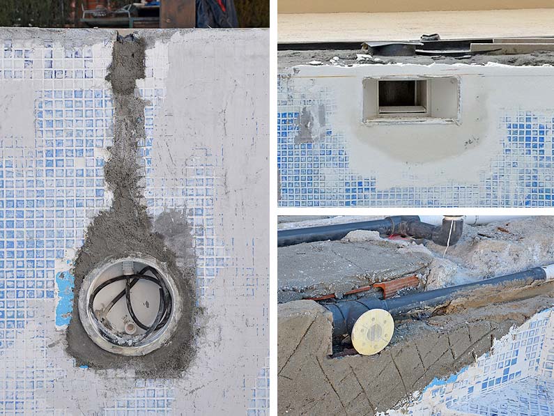 Cantitec reparar una piscina de obra en Granada Málaga Almería y Jaen