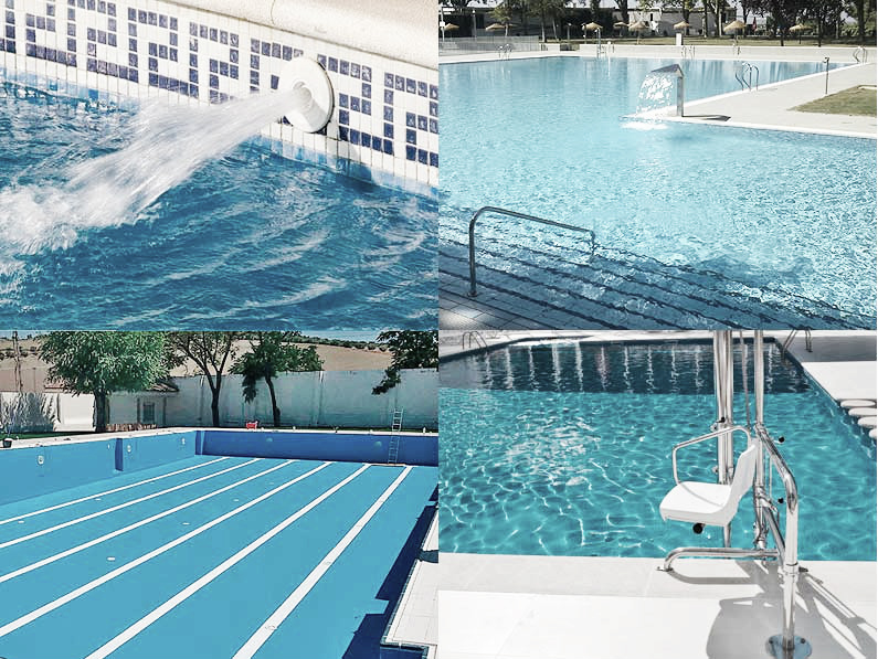 diseño y construcción de piscinas públicas servicios que deben prever Cantitec Granada Malaga Almeria Jaen
